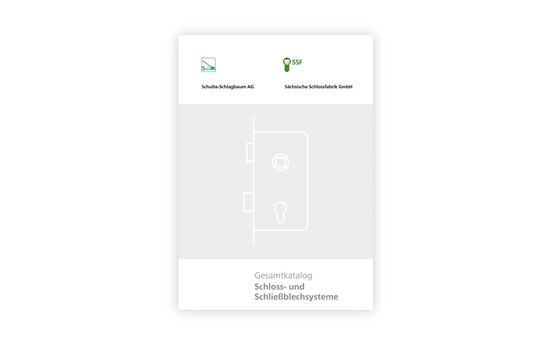Produktkatalog SAG/SSF
